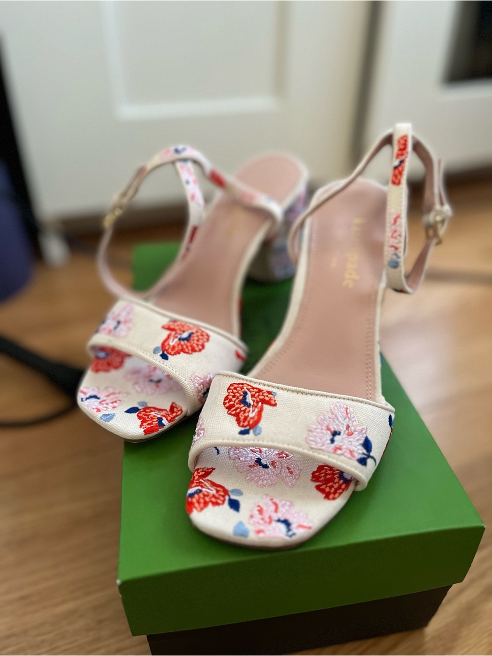 Kate Spade Delphine ankle strap heeled sandal